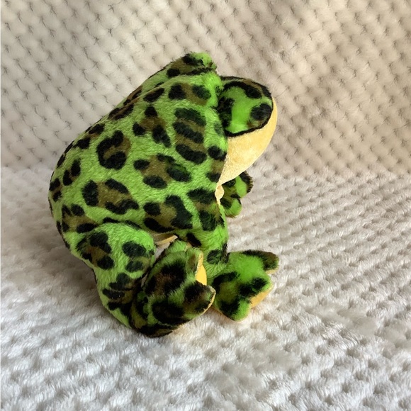 Ganz Webkinz Lil Kinz Green Frog Stuffed Animal Plush - Picture 3 of 9